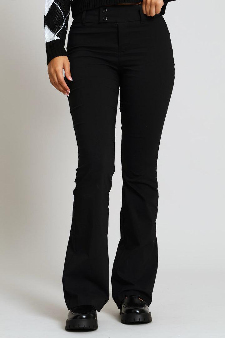 Bootleg Trouser - Black