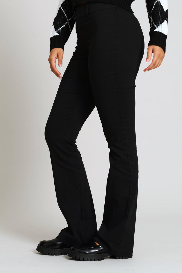 Bootleg Trouser - Black