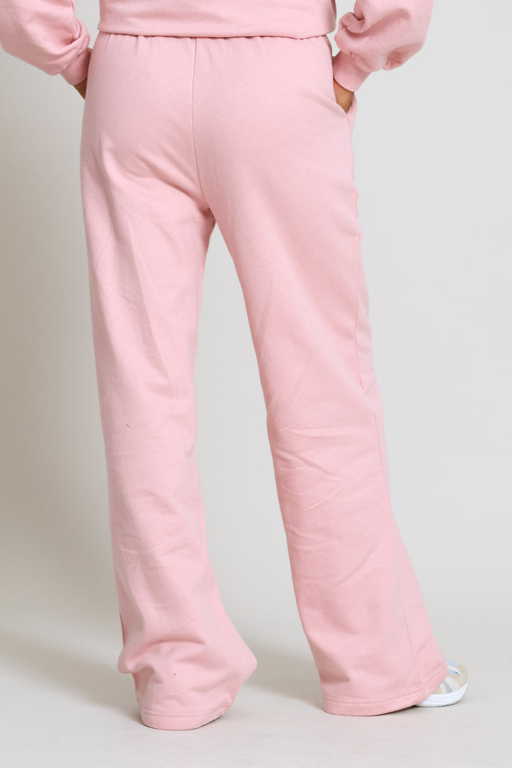 Wide Leg Jogger - Dusty Pink