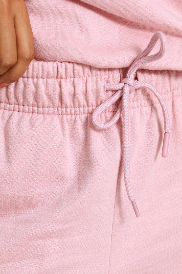 Wide Leg Jogger - Dusty Pink