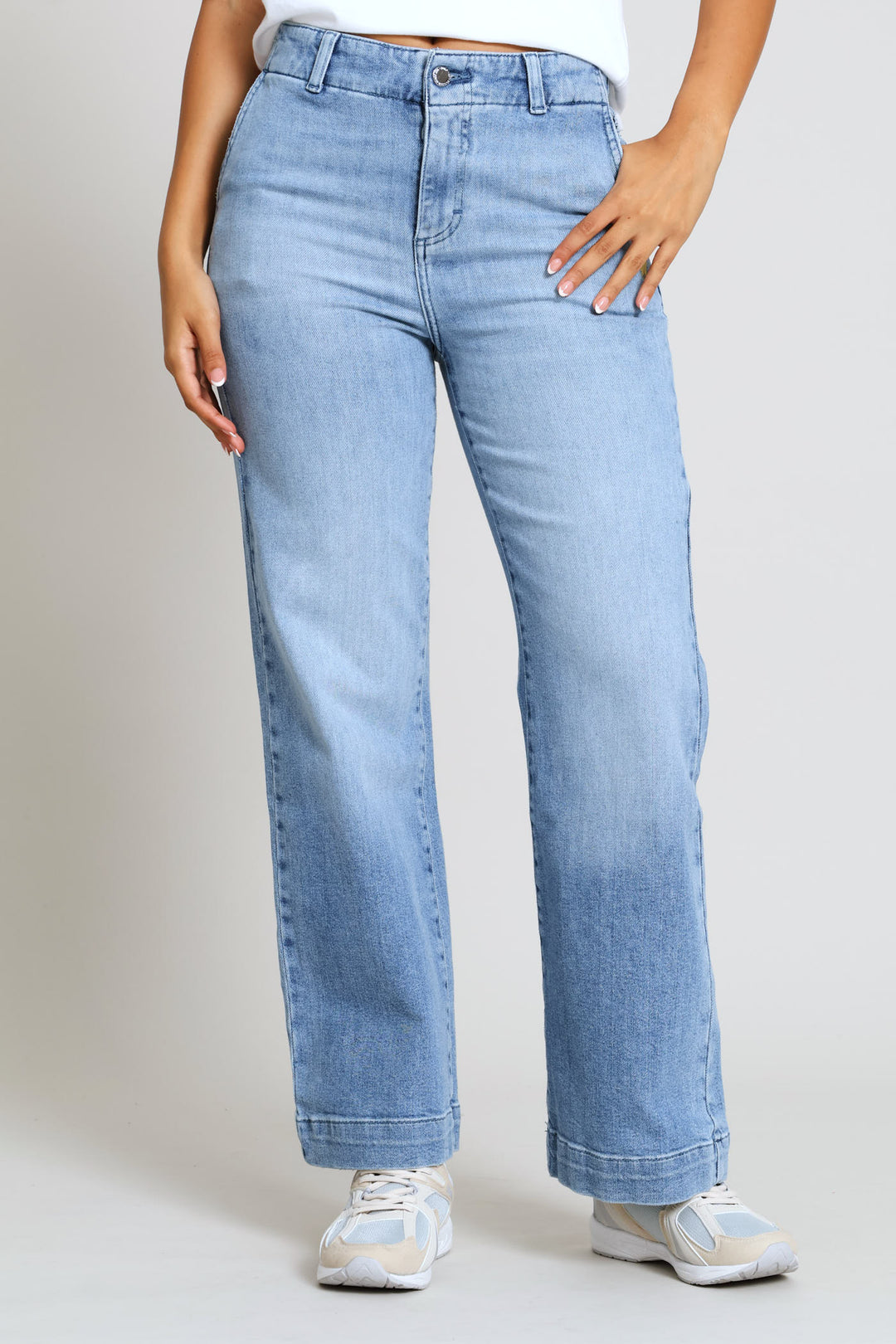 Zyanda Wide Leg Jean - Dark Wash