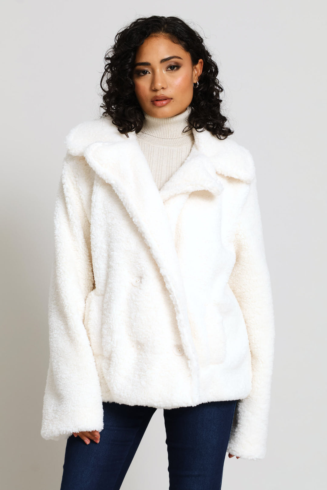 Double Breasted Blazer - Off White