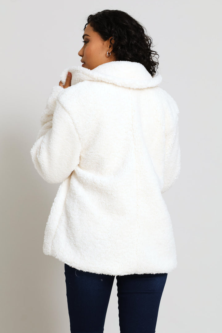 Double Breasted Blazer - Off White