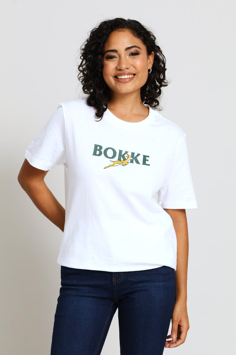Springboks Bok Tee - White