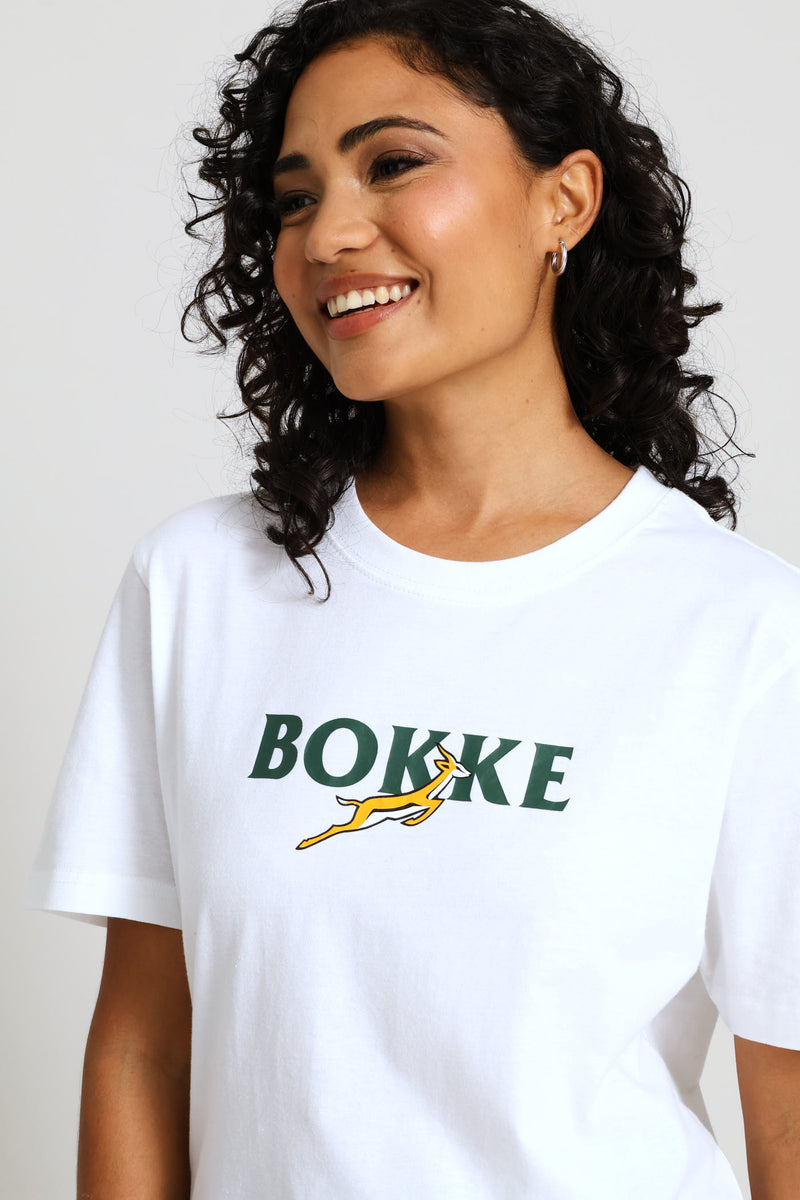 Springboks Bok Tee - White