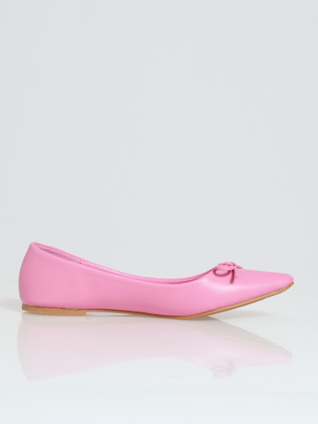 Pointed Bow Pumps - Pink
