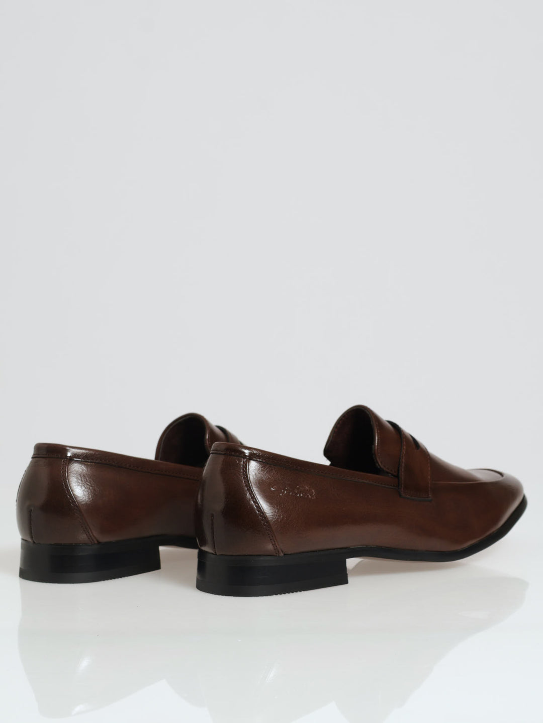 Full Strap Slip-On Loafer - Brown