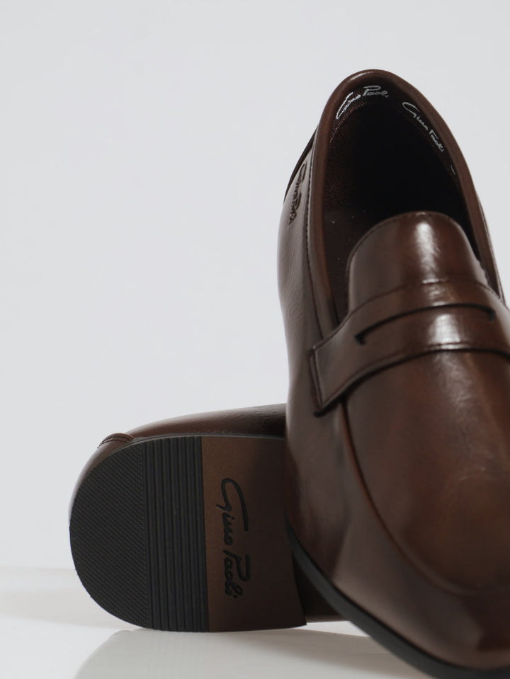 Full Strap Slip-On Loafer - Brown