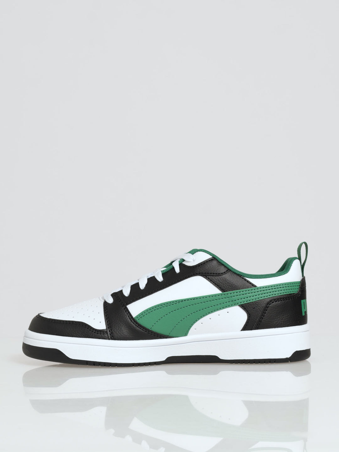 Lo Chunky Closed Toe Lace Up Sneaker - White/Green