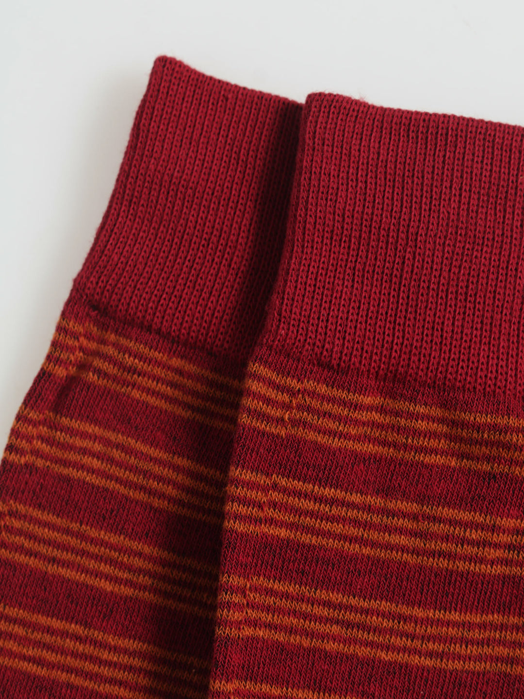 Single Stripe Anklet Socks - Burgundy