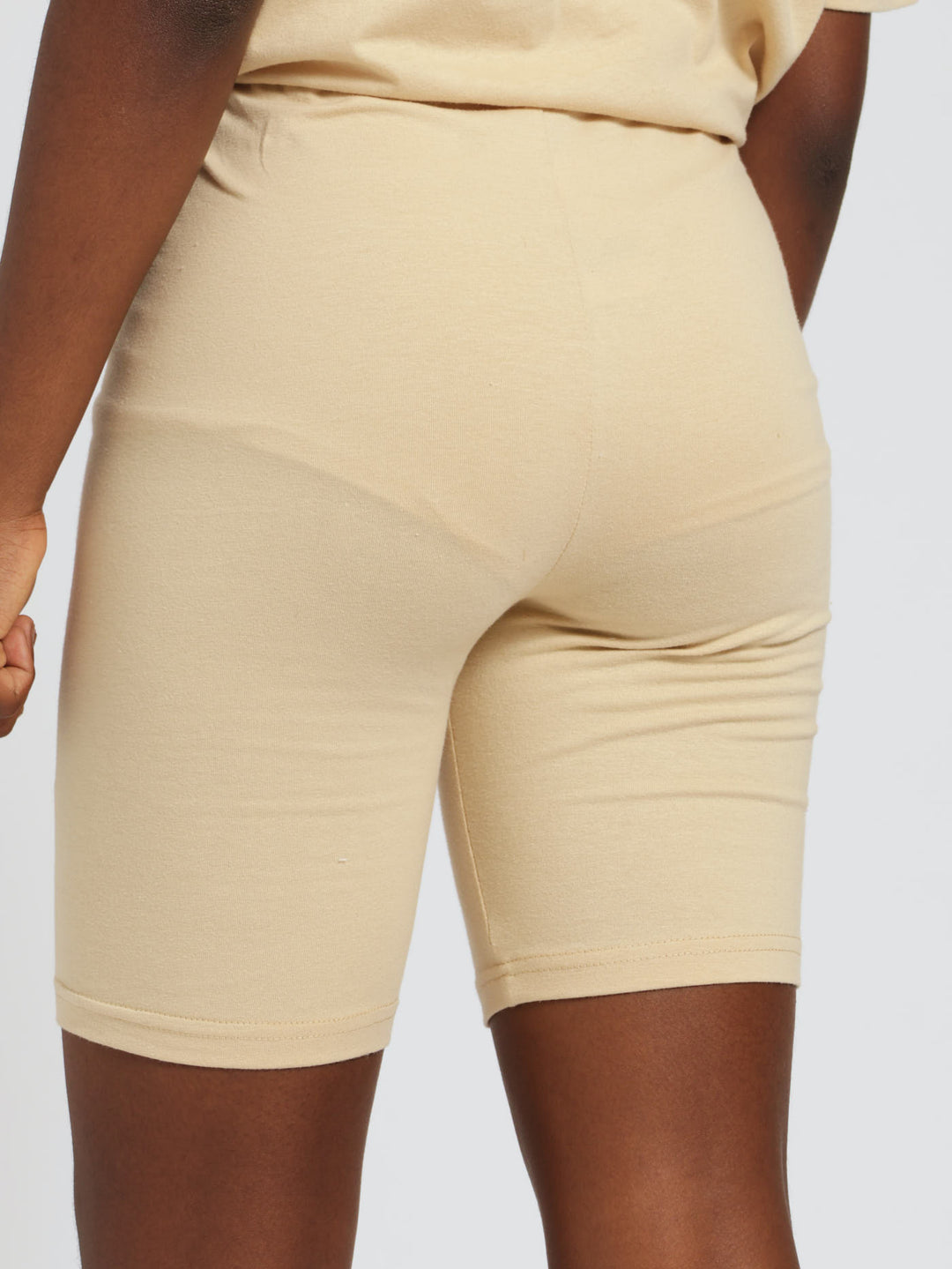 Girls Cycle Shorts - Stone