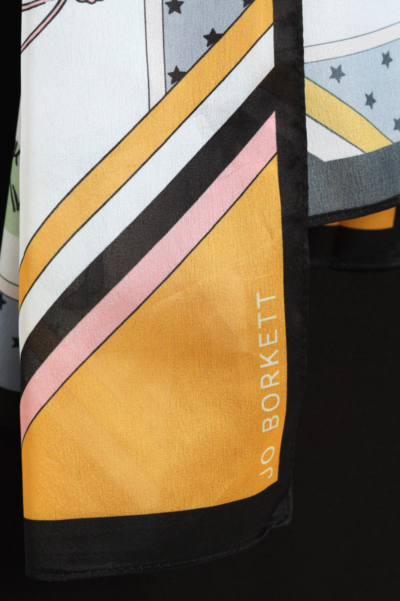 Silk Touch Horse Scarf - Multi