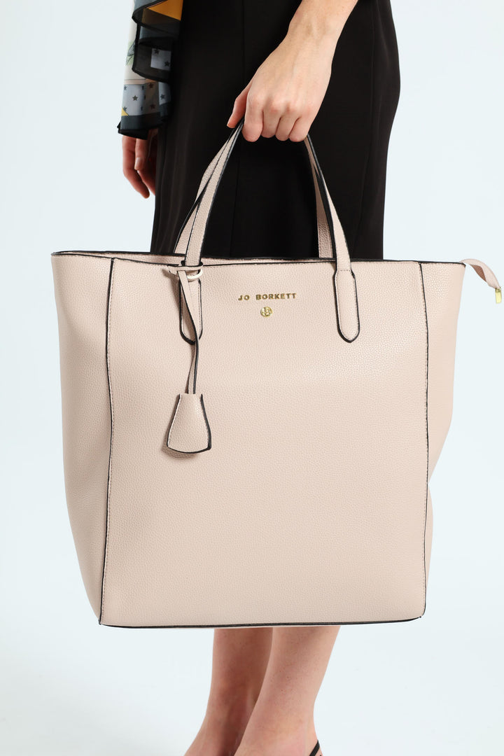 Large Plain Tote Bag - Cream