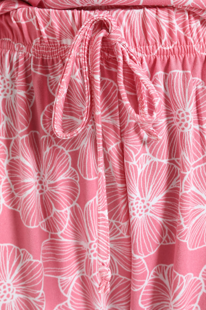 Long Sleeve Soft Touch Top & Pant Set - Pink