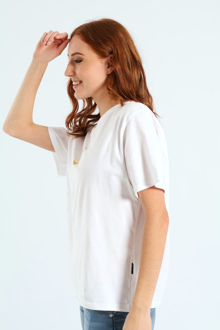 Wall Flower Tee - White