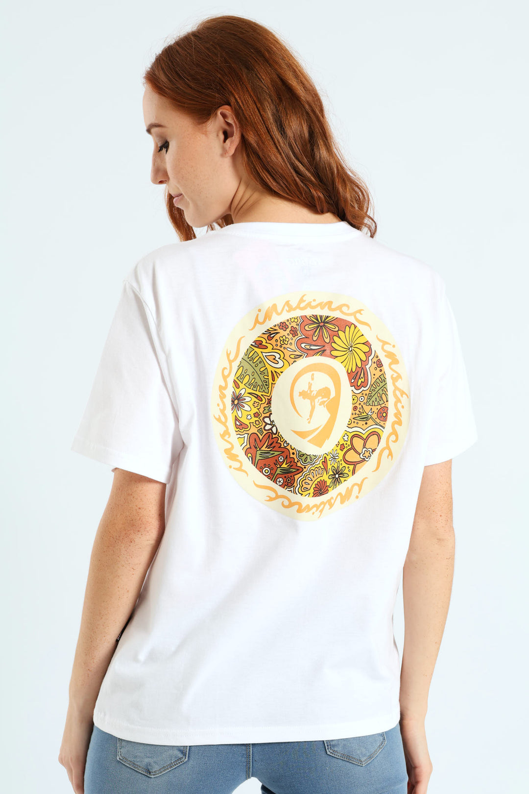 Wall Flower Tee - White