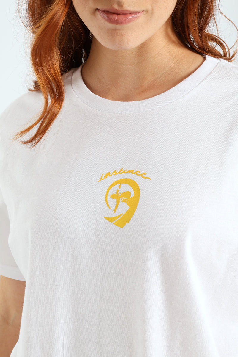 Wall Flower Tee - White