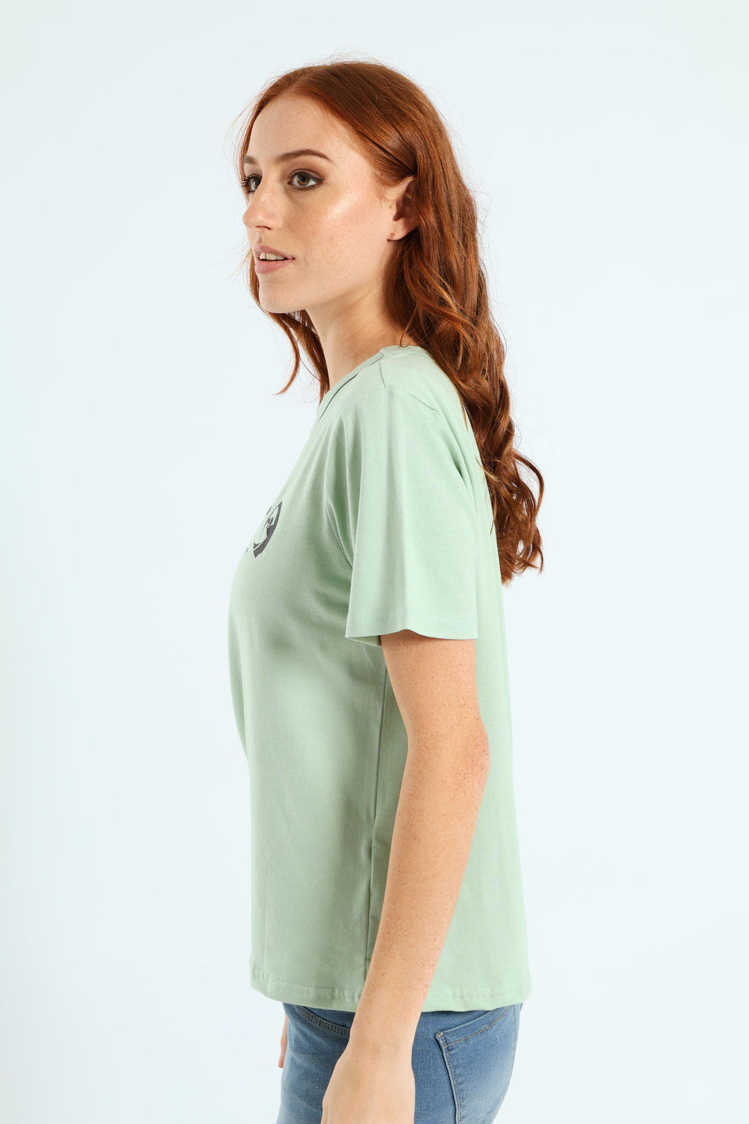 Surf Logo Tee - Sage