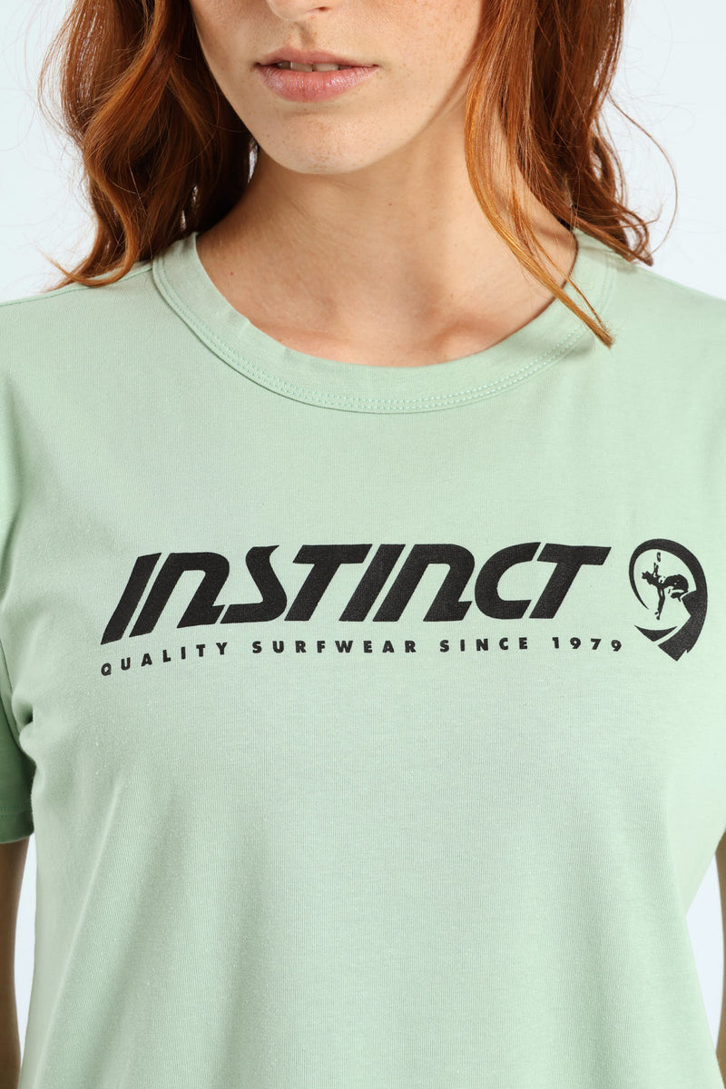Surf Logo Tee - Sage