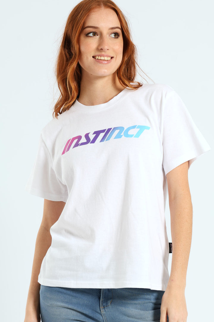 Surf Logo Tee - White
