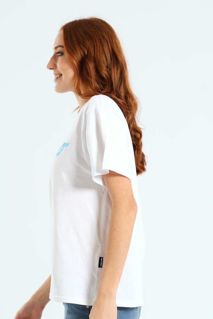 Surf Logo Tee - White