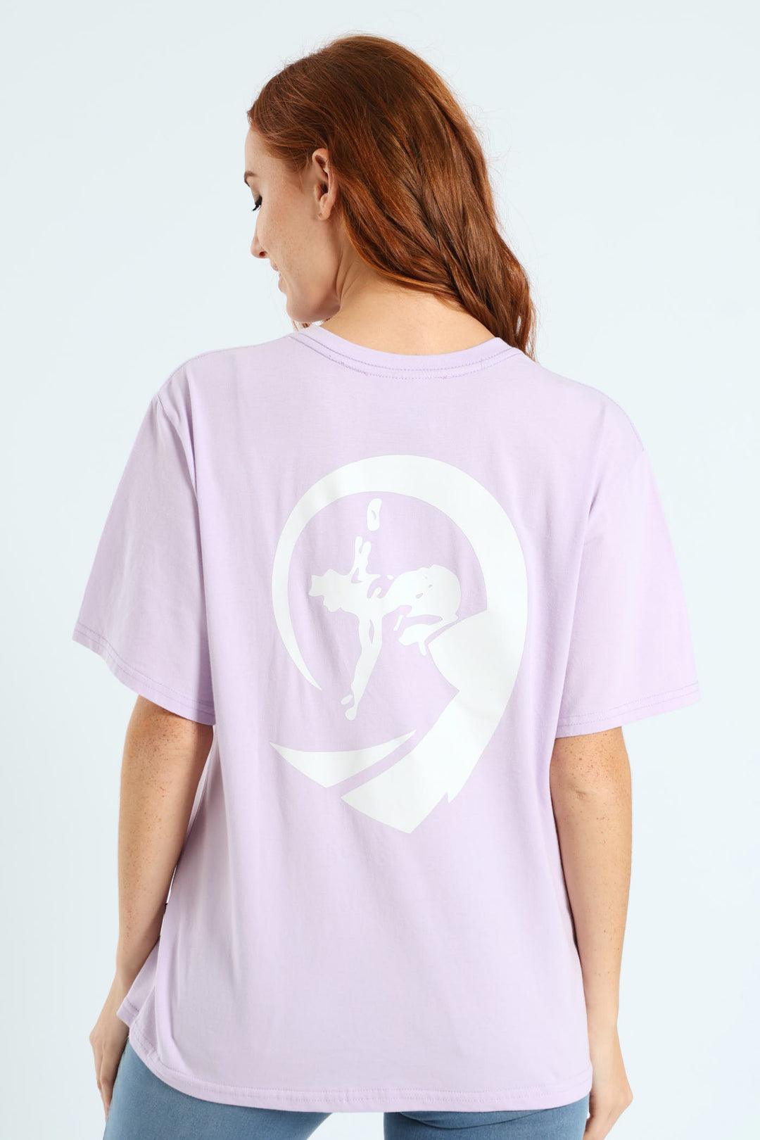 Bleached Surf Tee - Lilac