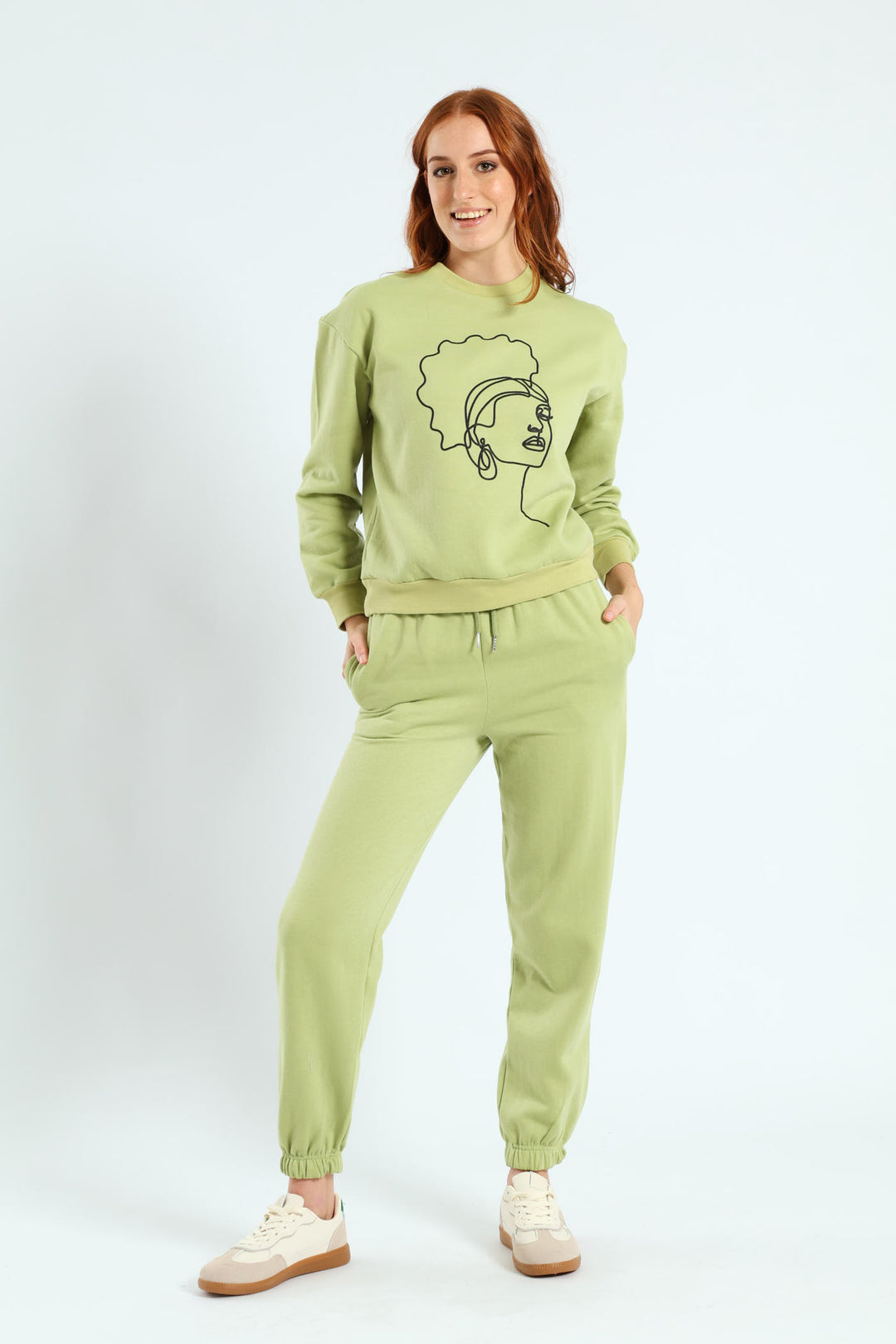 Print Screen Pullover - Matcha