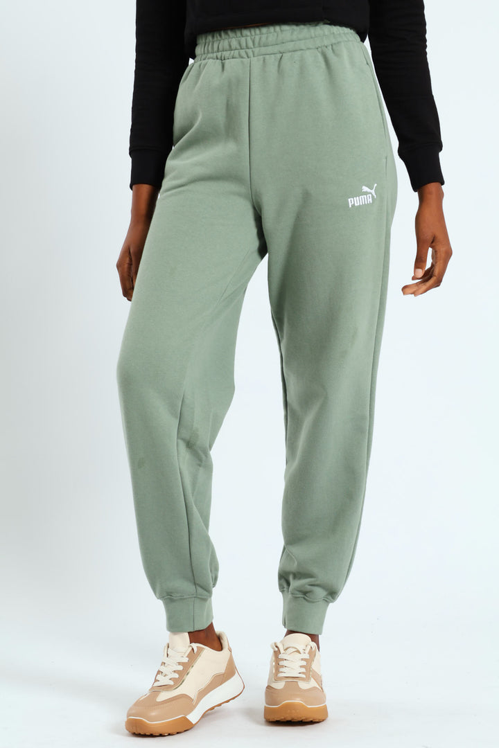Essential No.1 Logo High-Waist Comfort Pants - Green