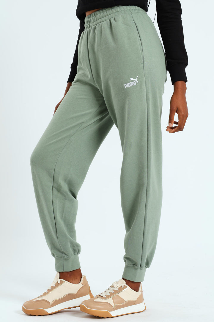 Essential No.1 Logo High-Waist Comfort Pants - Green