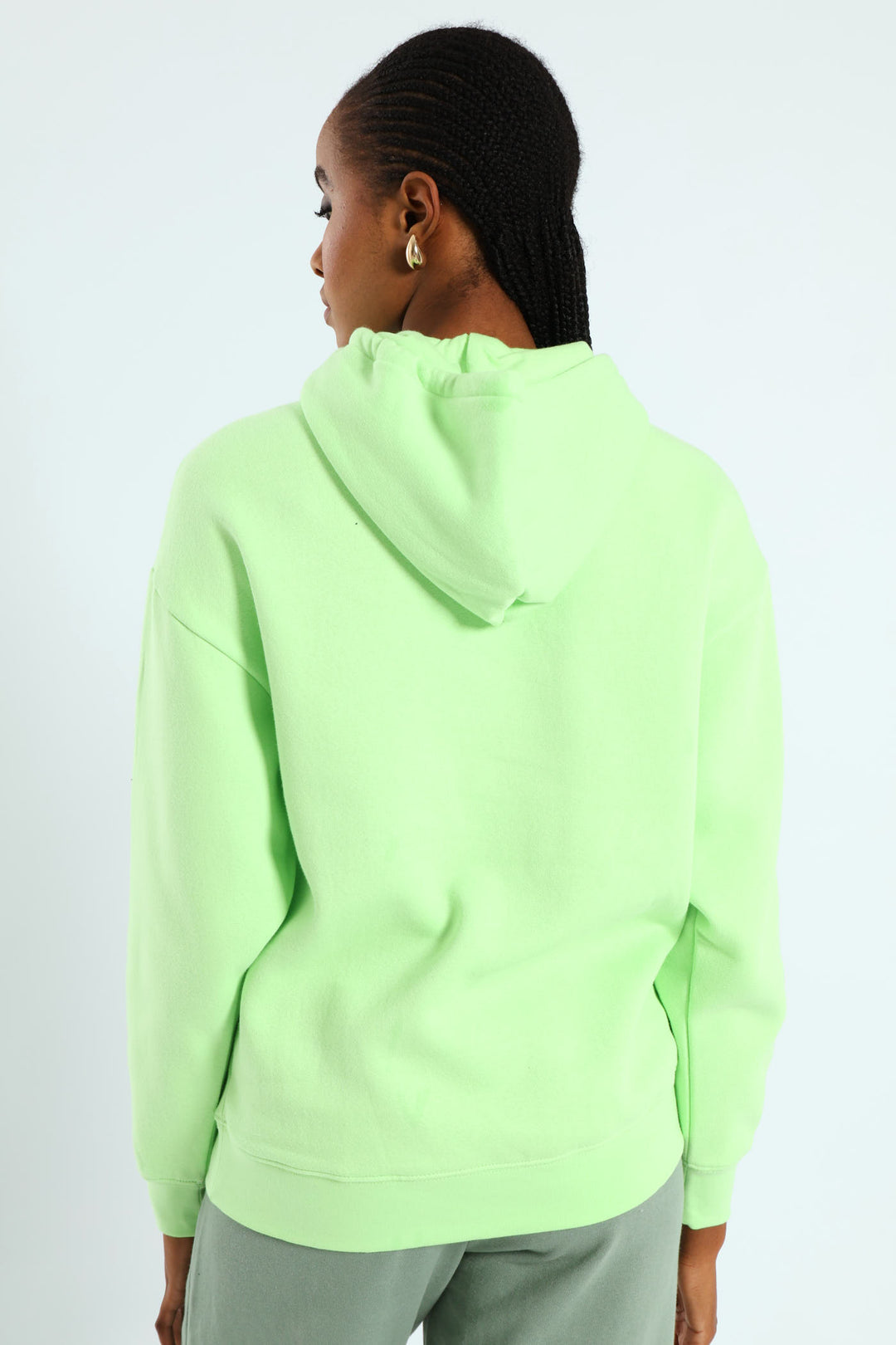 Essential Fleece Comfort Hoodie - Green
