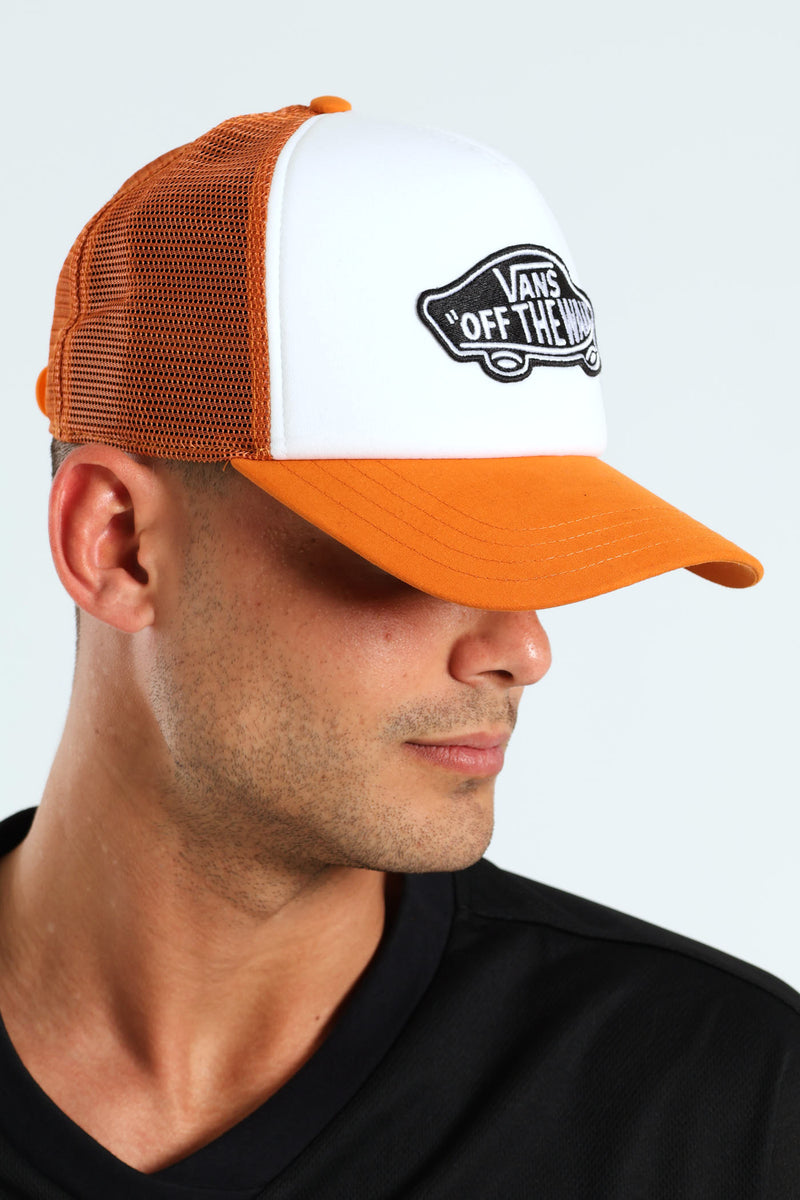 Classic Patch Curved Bill Trucker Cap - Ginger