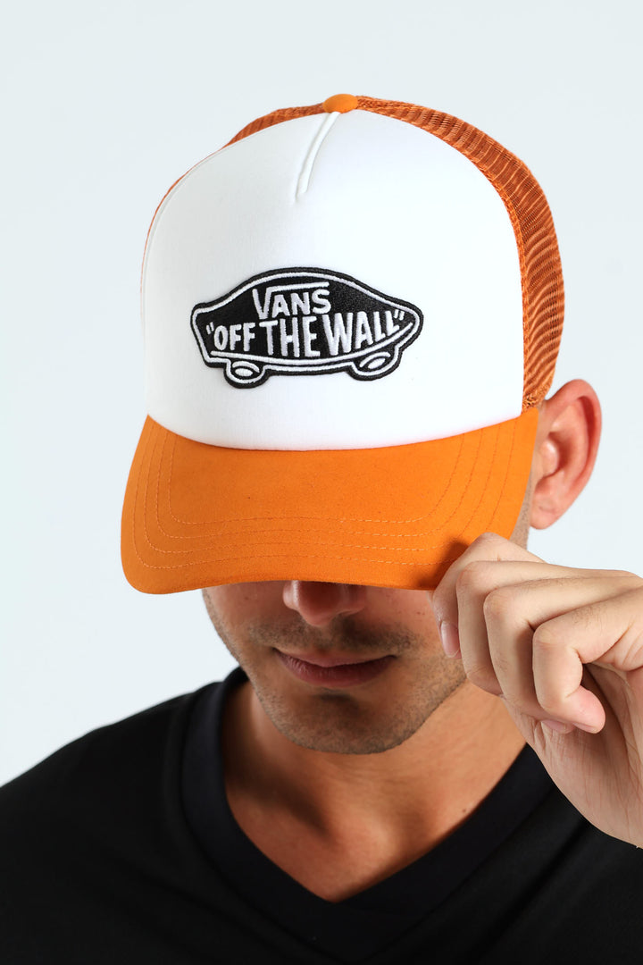Classic Patch Curved Bill Trucker Cap - Ginger