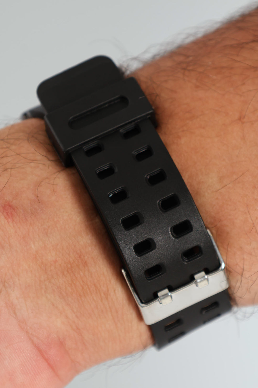 Circular Digital Watch - Black