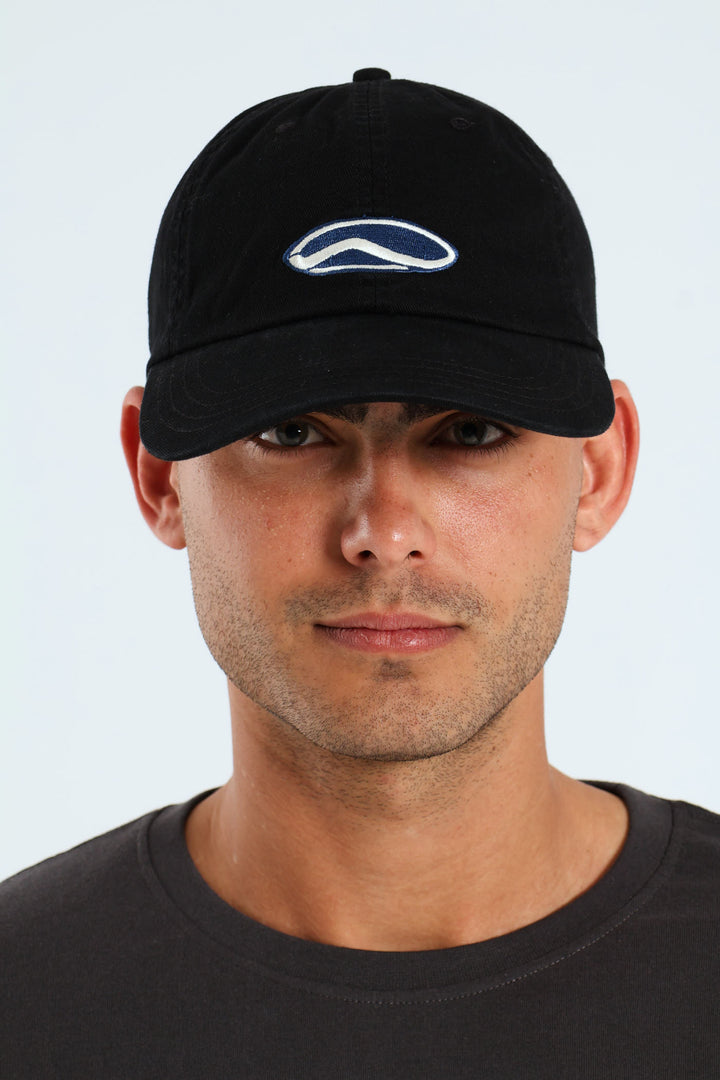Scanner Curved Bill Jockey Cap - Black
