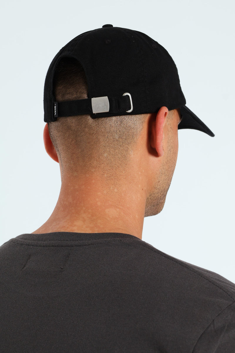 Scanner Curved Bill Jockey Cap - Black