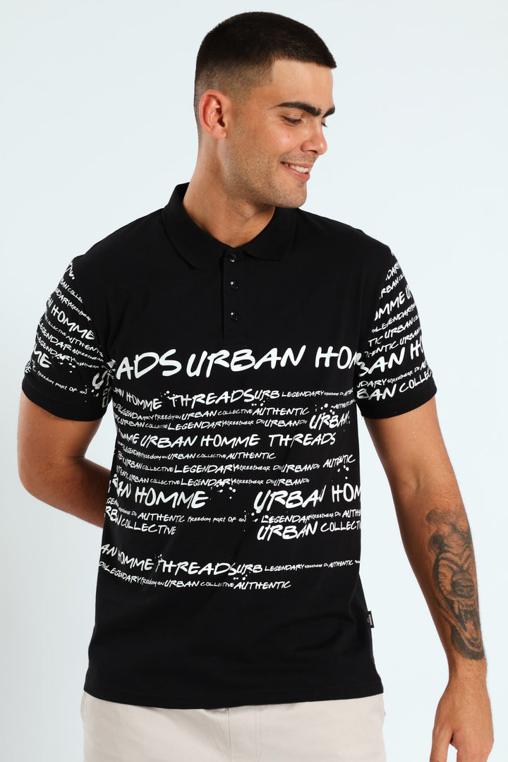 Rotary Word Golfer - Black