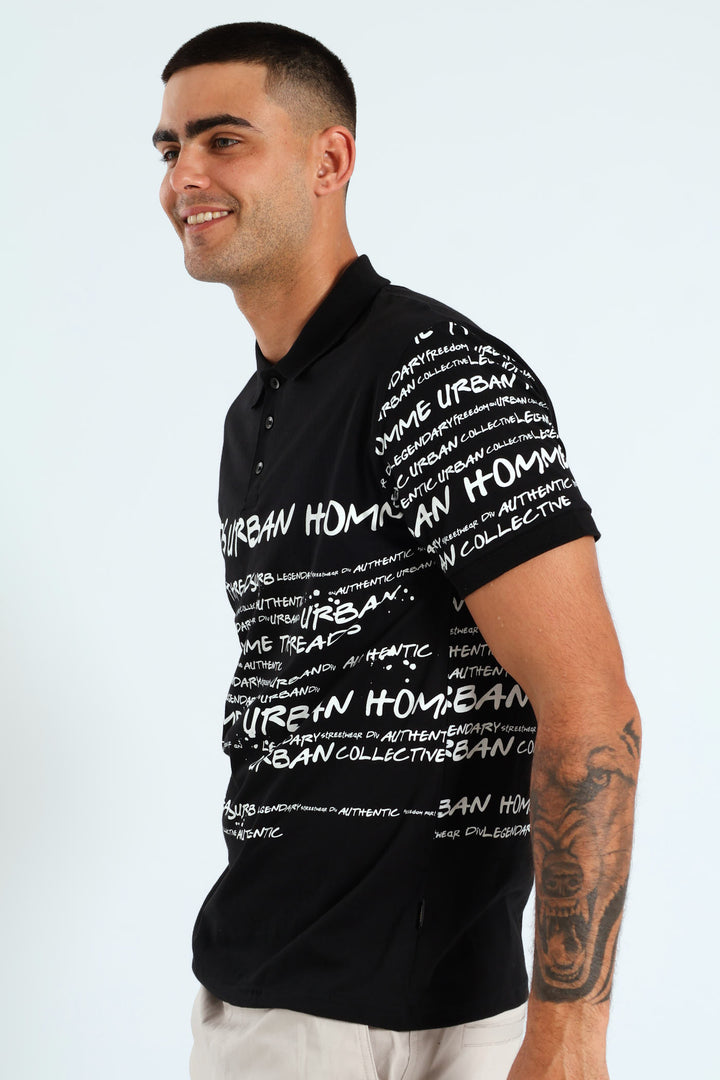 Rotary Word Golfer - Black