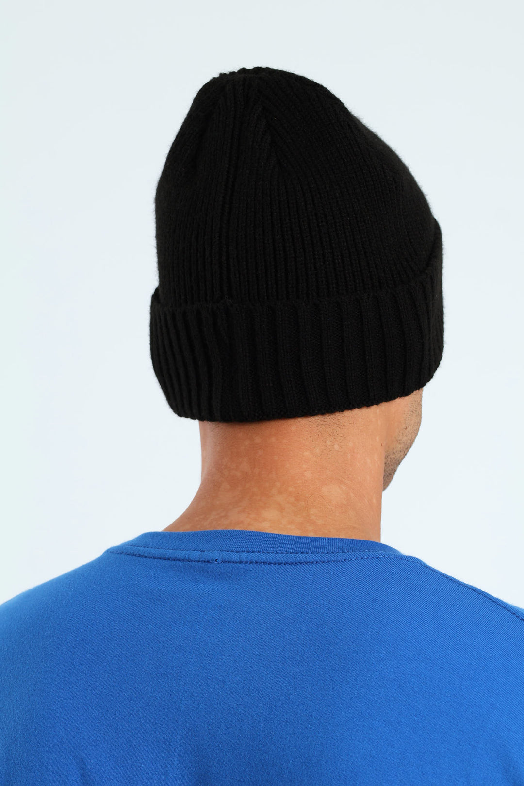 Ribbed Beanie - Black