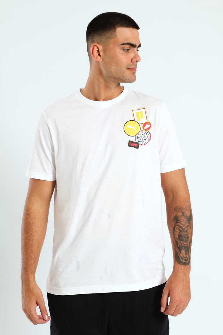 Graphics Icon Tee - White