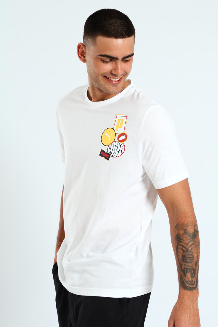 Graphics Icon Tee - White