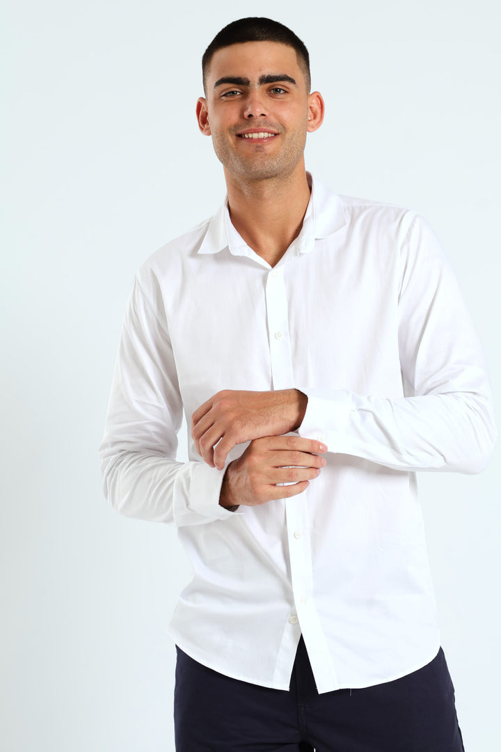 Basic Smart Shirt - White