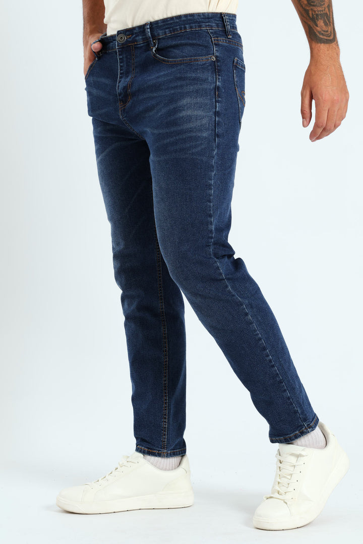 Straight Denim - Dark Indigo