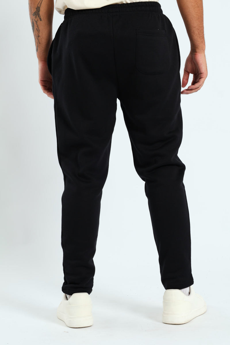 Pin Tuck Jogger - Black