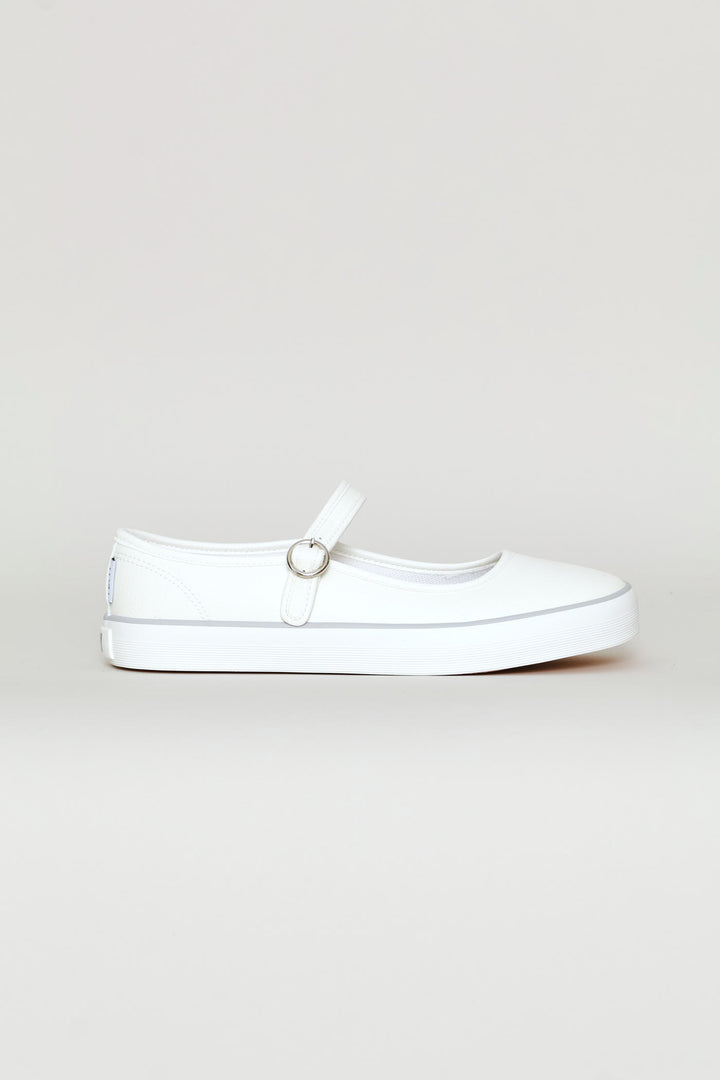 Elisa Mary Jane Sneaker - White