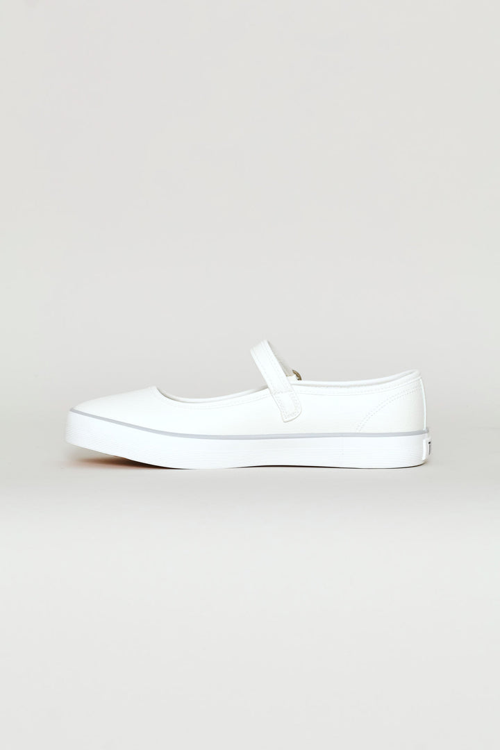 Elisa Mary Jane Sneaker - White