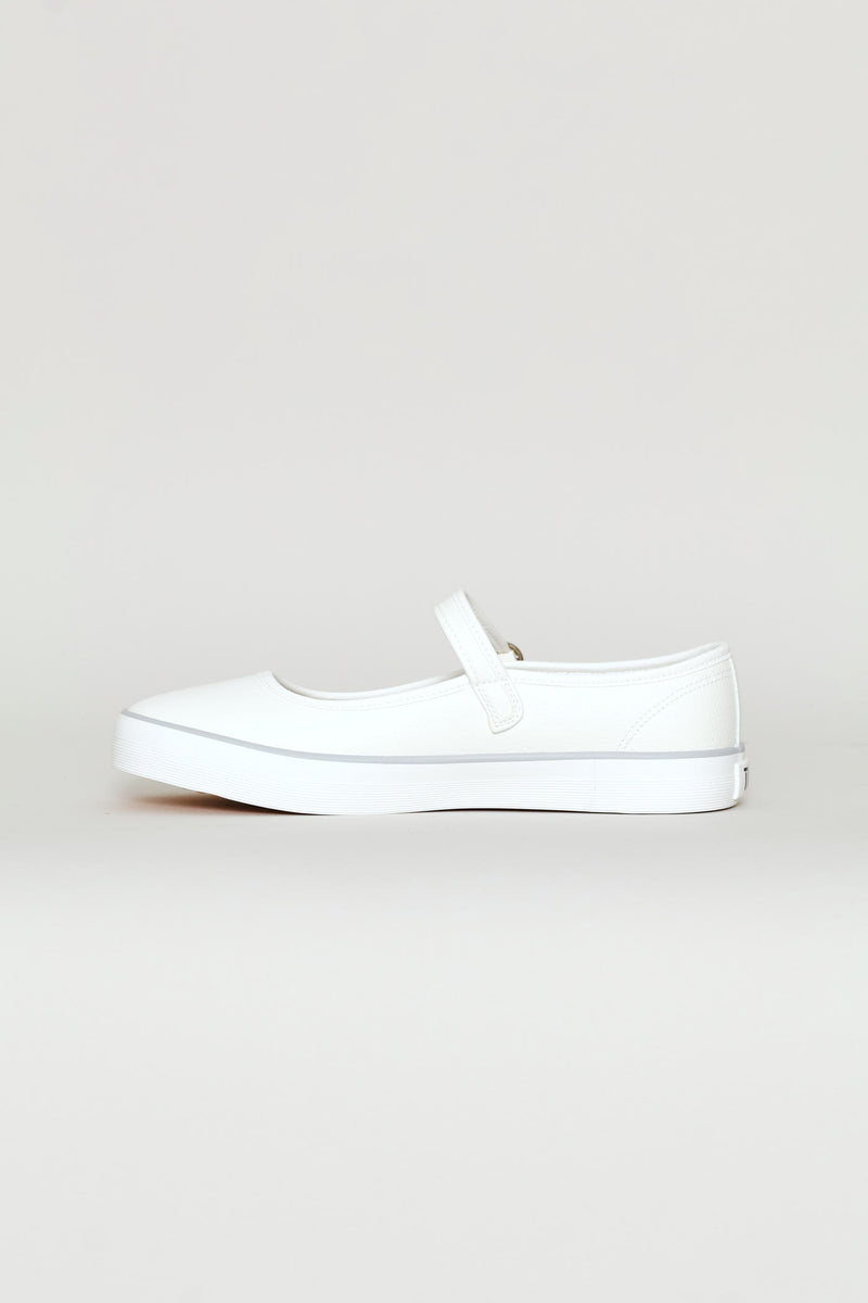 Elisa Mary Jane Sneaker - White