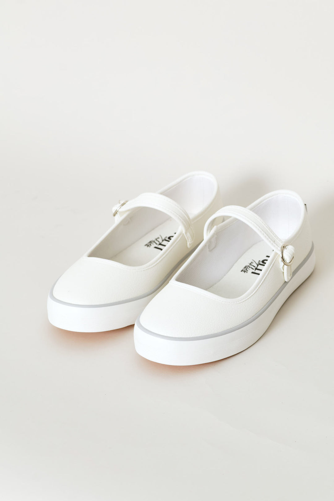 Elisa Mary Jane Sneaker - White