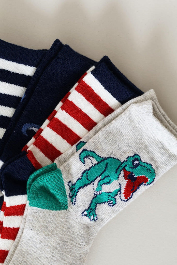 5 Pack Anklet Socks - Multi