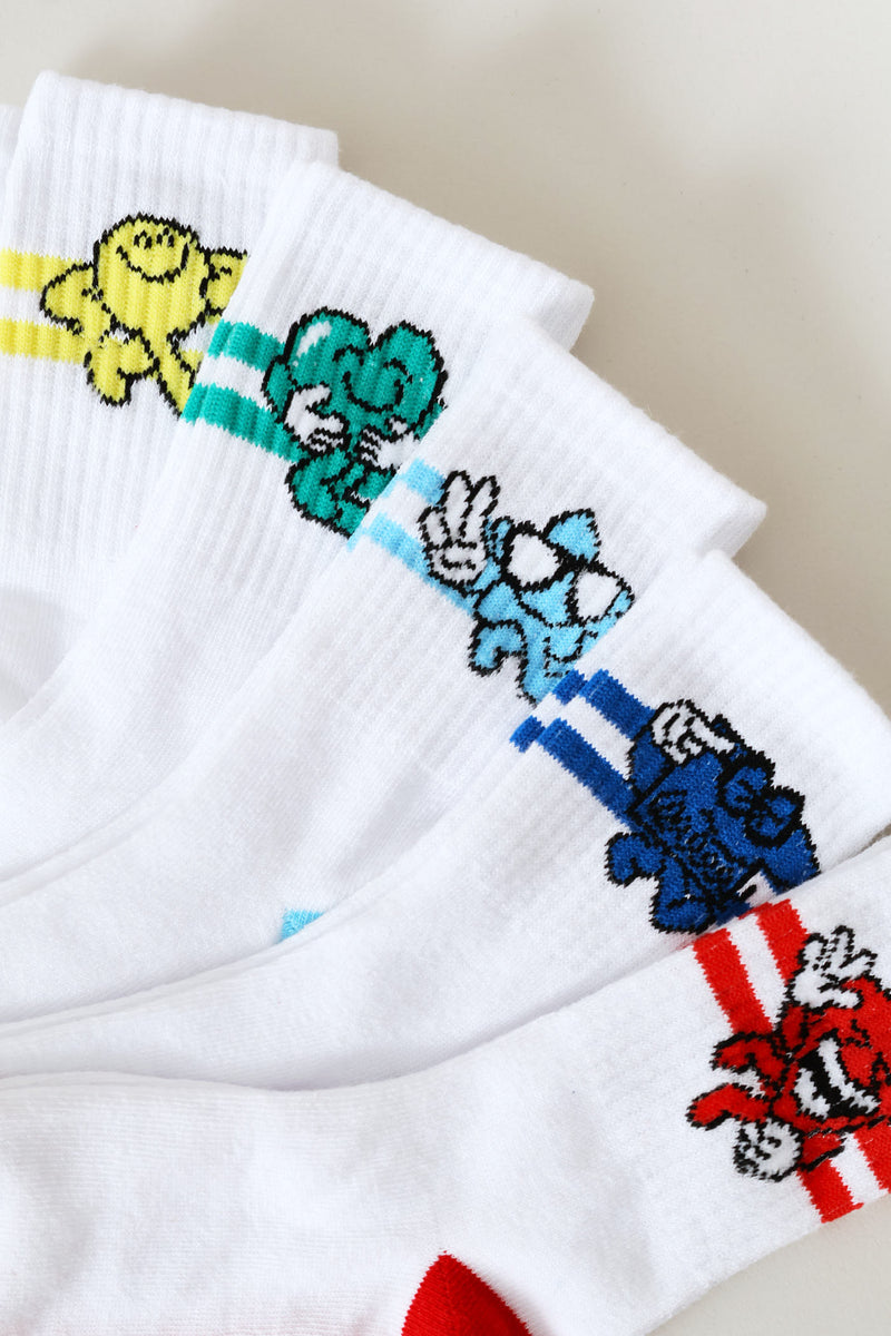 Pre-Boys 5 Pack Anklet Socks - Neutral