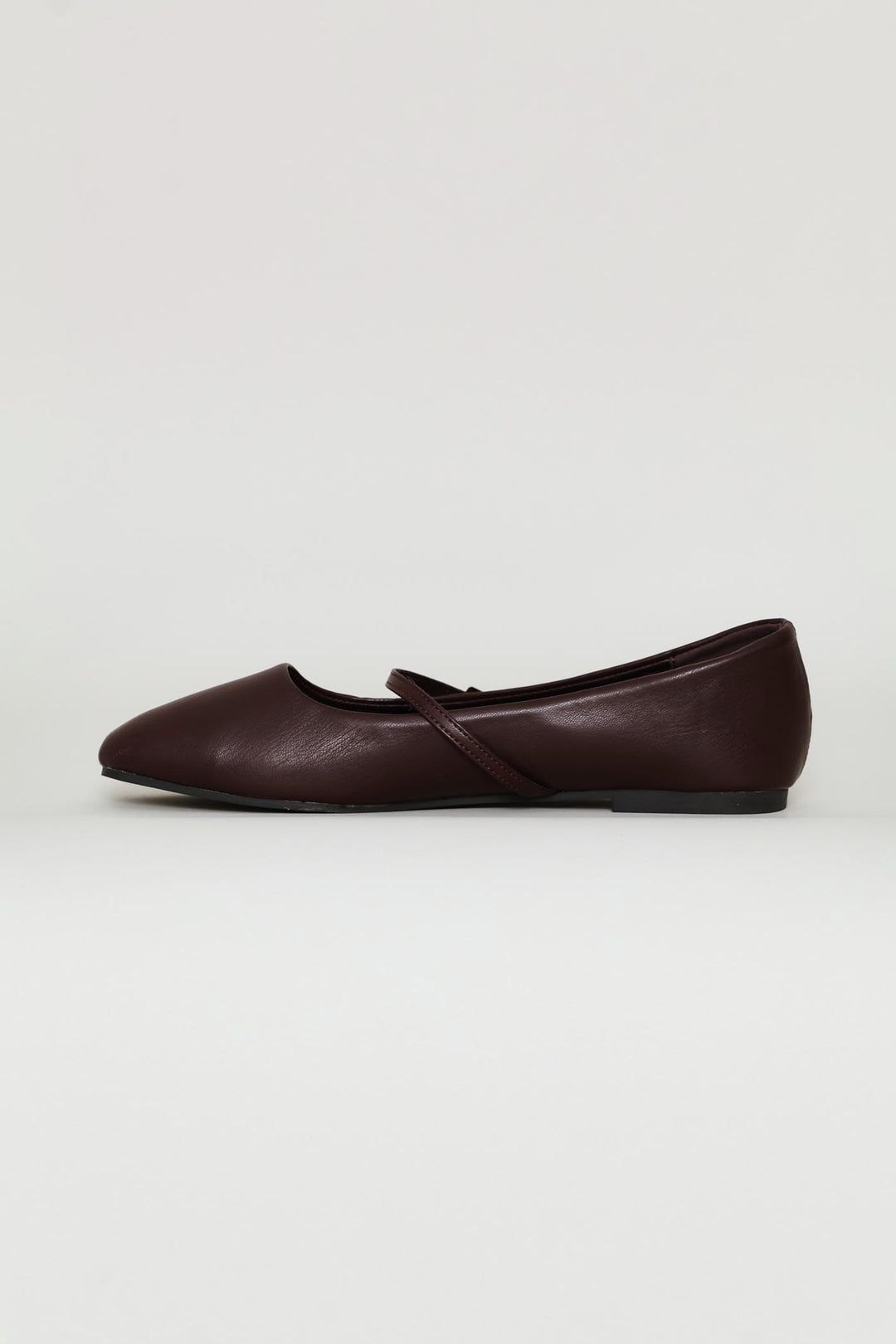 Plain Mary Jane Pump - Burgundy